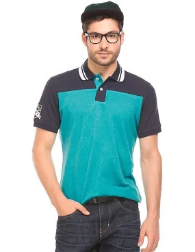 Aeropostale Colour Block Pique Polo Shirt