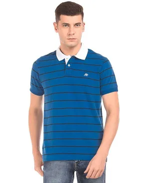 Aeropostale Regular Fit Striped Polo Shirt