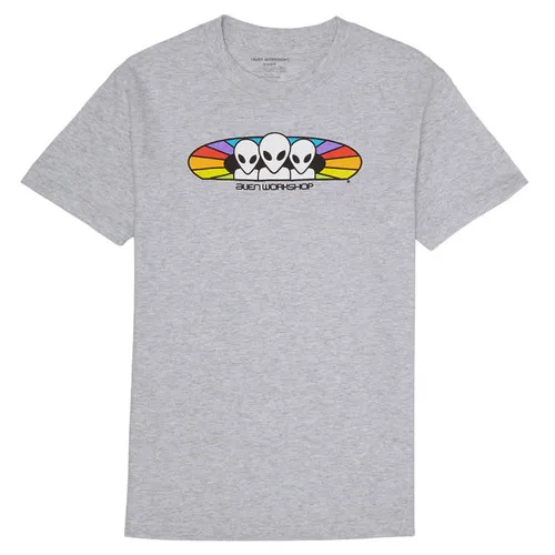 Alien Workshop Skateboards Mens T Shirt Spectrum Heather Grey