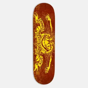 Anti Hero Skateboards - 8.25 Grimplestix Skateboard Deck - Brown