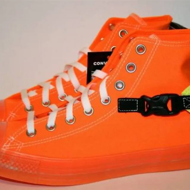 Authentic converse chuck taylor all star neon jelly buckle up high top men size