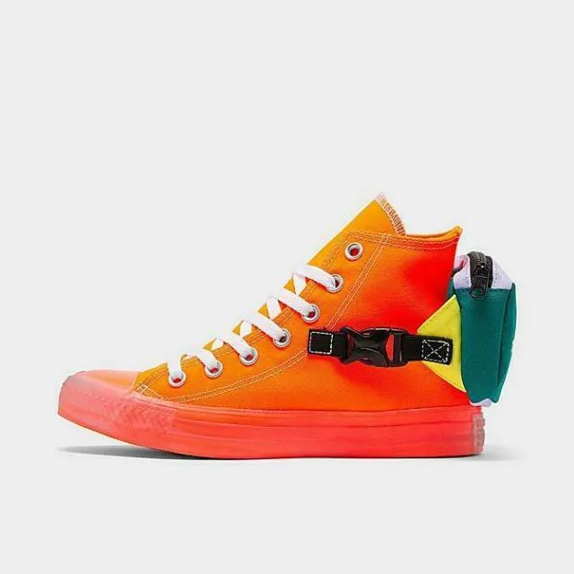 Authentic converse chuck taylor all star neon jelly buckle up high top men size