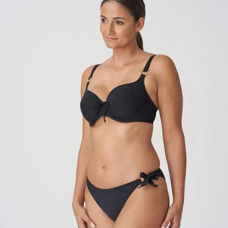 Black bikini underwired and non padded- Unas1 Primadonna Discount- Bikini underwired plus sizes, control       2023 Bradenburg,