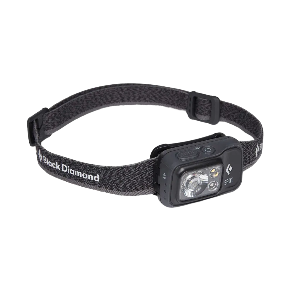 Black Diamond Spot 400 Headlamp - 400 Lumens, Waterproof, Adjustable Beam for Outdoor Adventures