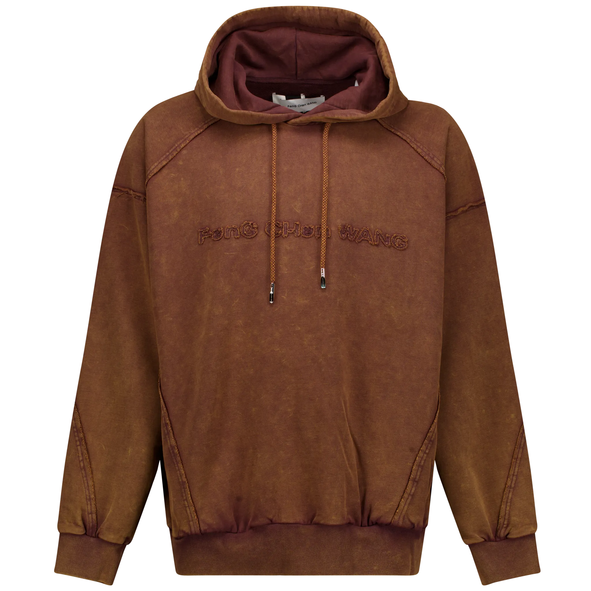 Brown Washed Hoodie