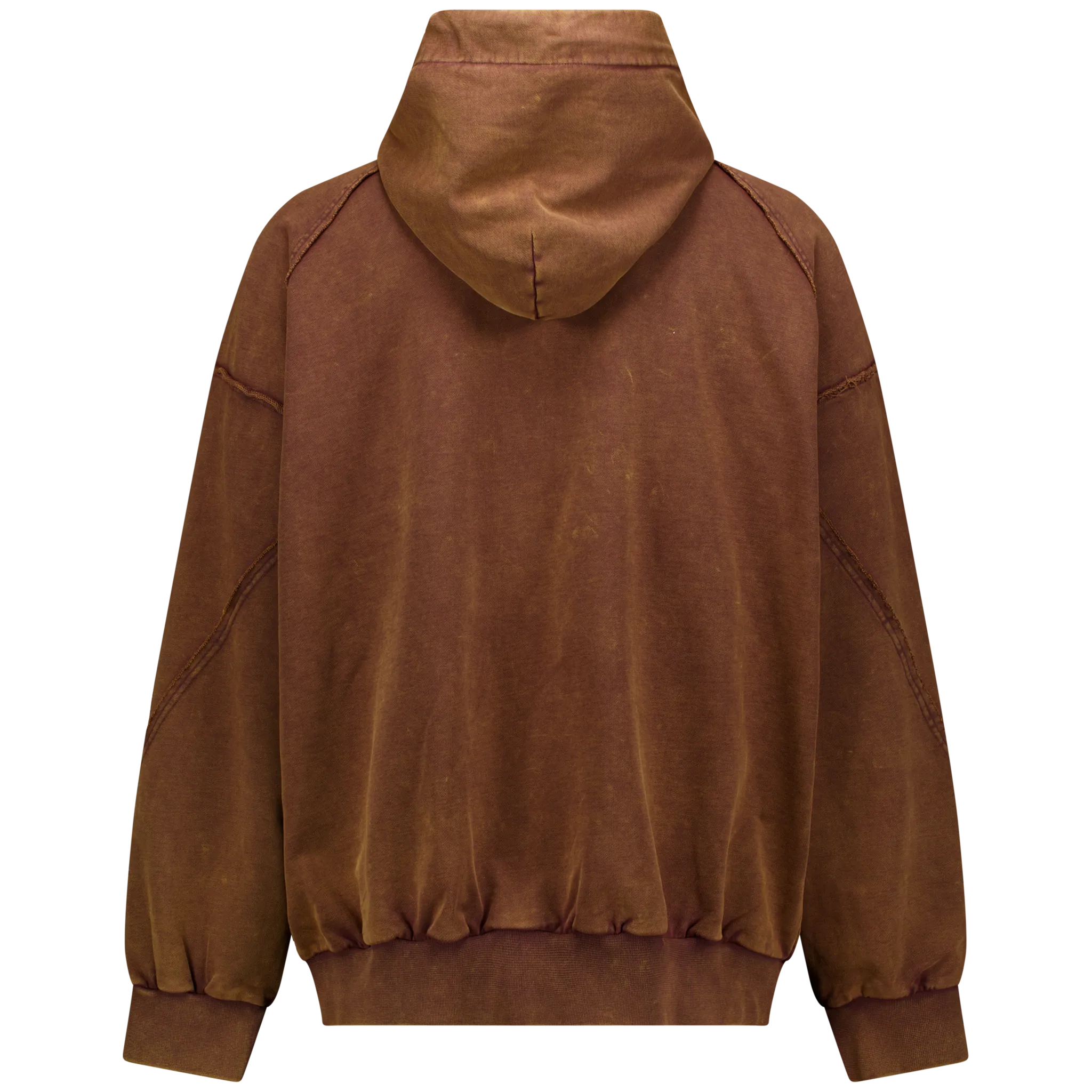 Brown Washed Hoodie