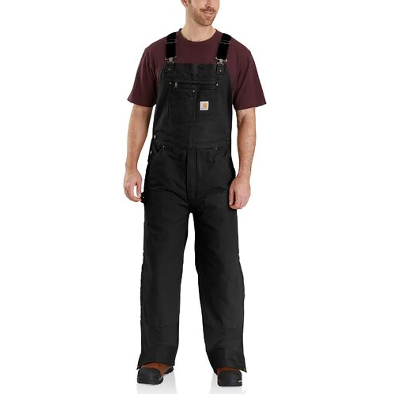 Carhartt Men's Quilt Lined Duck Bib Overall