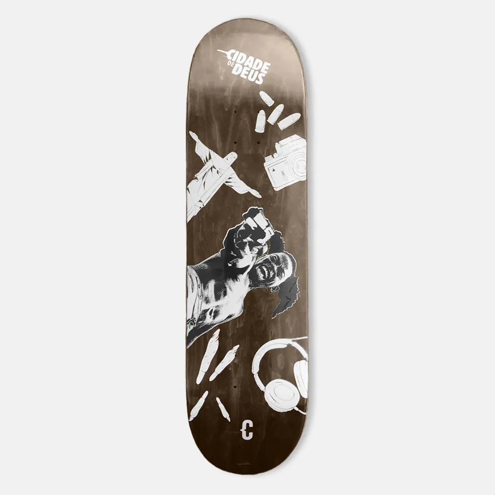 Clown Skateboards - 8.25 City of God Clownz Skateboard Deck - Brown