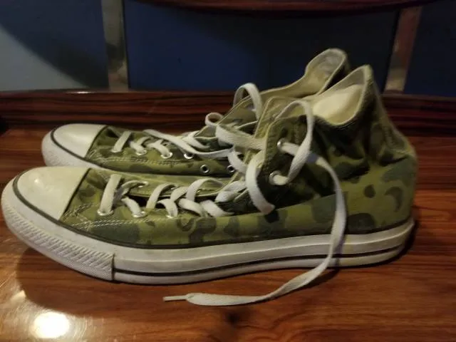 Converse chuck taylor all-star hi 'camo olive branch'