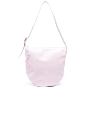 Crinkled Leather Shoulder Bag