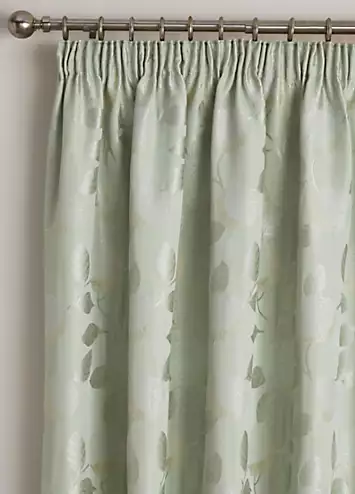 Curtina Bramford Pencil Pleat Jacquard Lined Curtains | Kaleidoscope