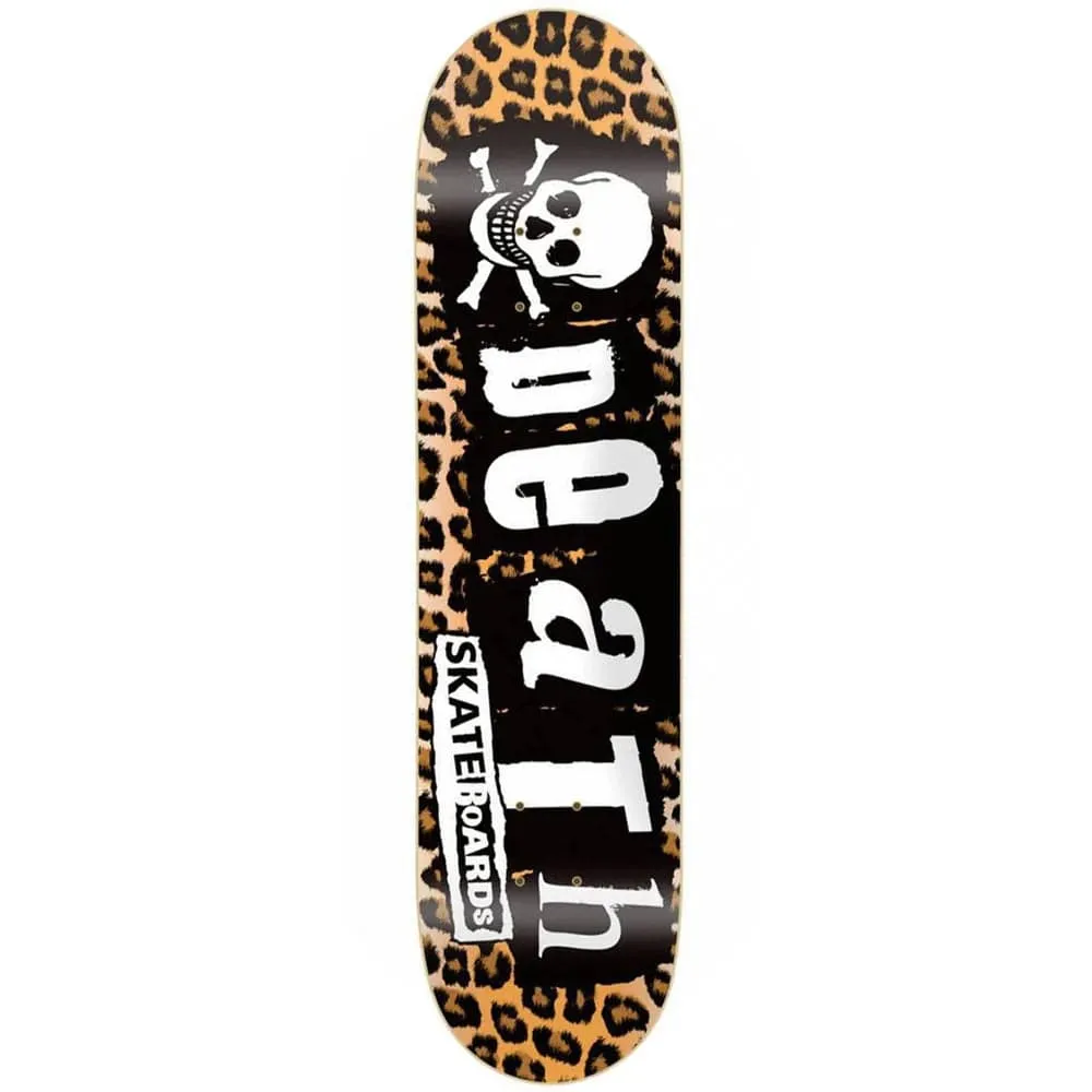 Death Skateboards 'Leopard Punk' Skateboard Deck 8.5