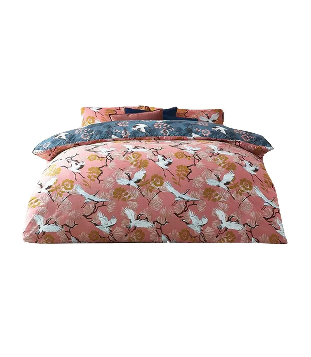 Demoiselle botanical duvet cover set blush Furn