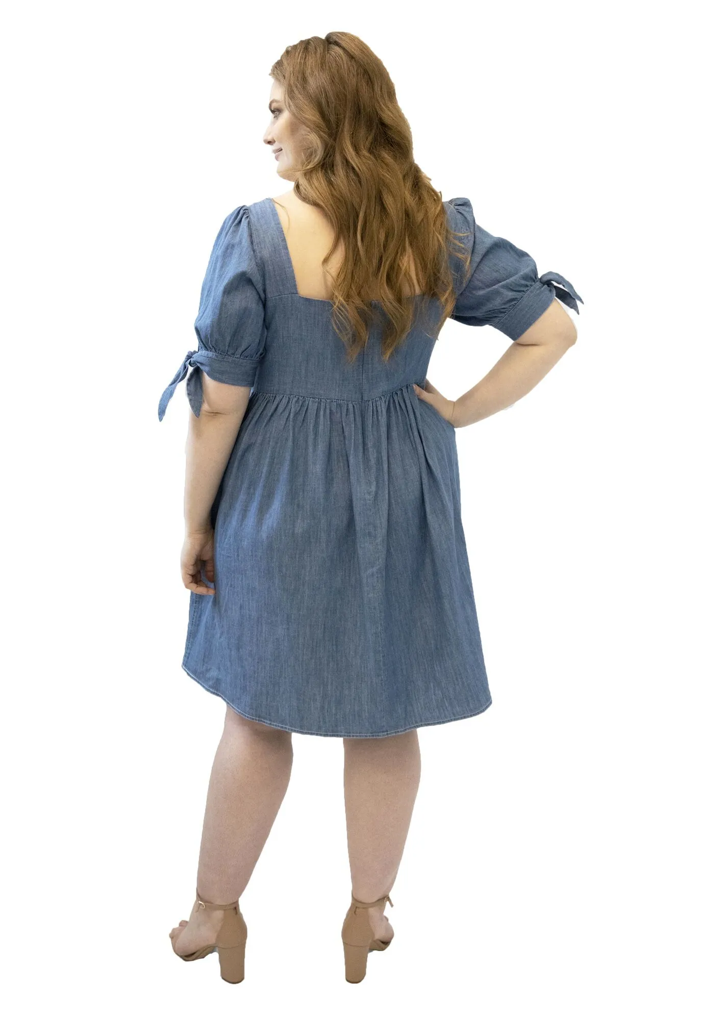 Denim Babydoll Dress