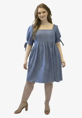 Denim Babydoll Dress