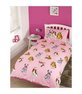 Dogs duvet cover set pink Generic