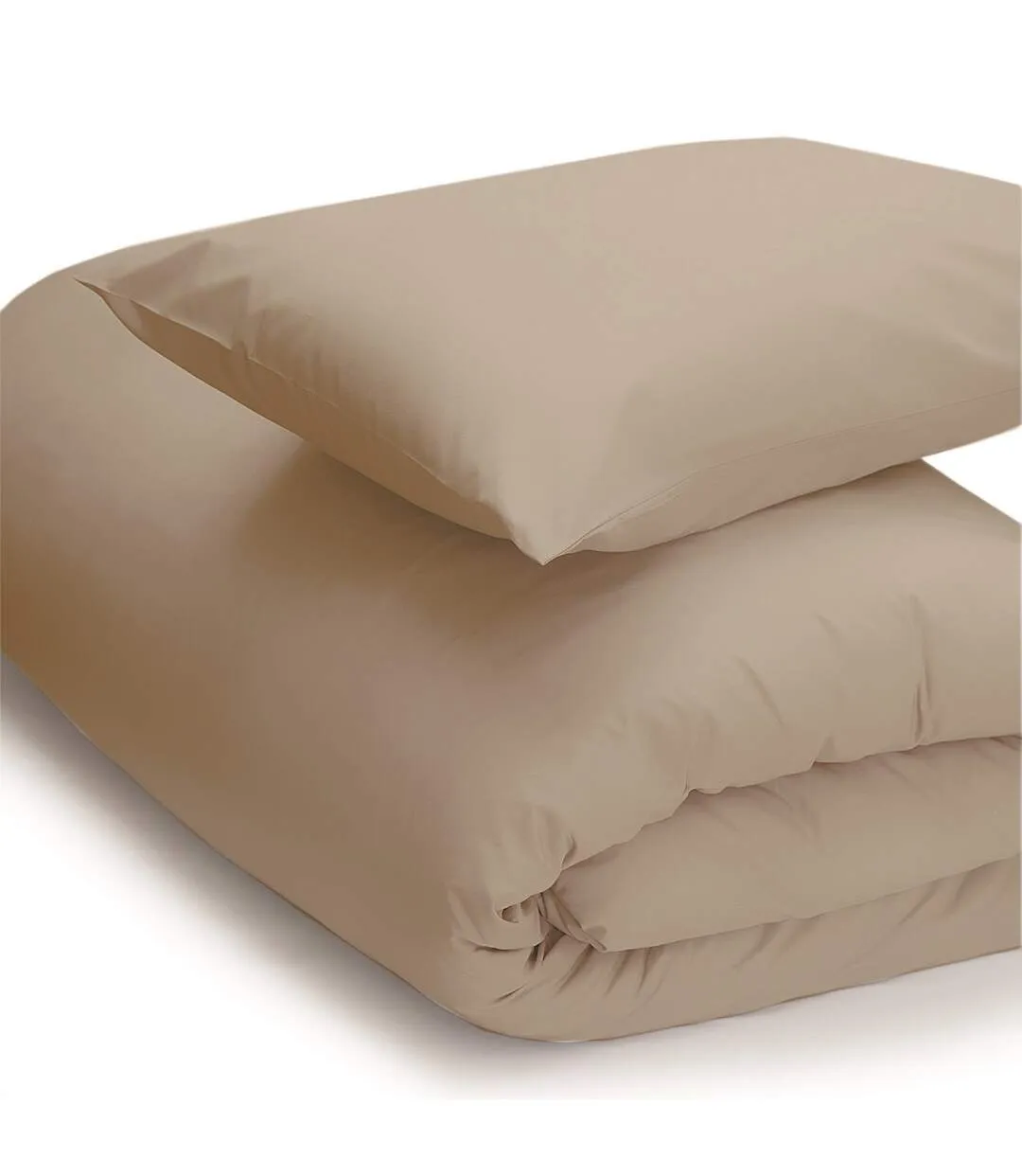 Easycare percale duvet cover walnut whip Belledorm