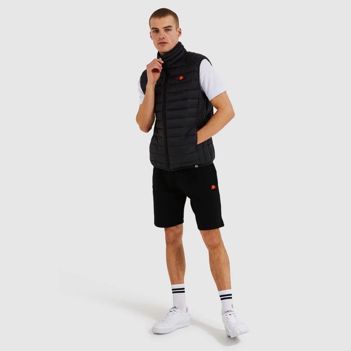 Ellesse Bardy Quilt Gilet Bodywarmer Black