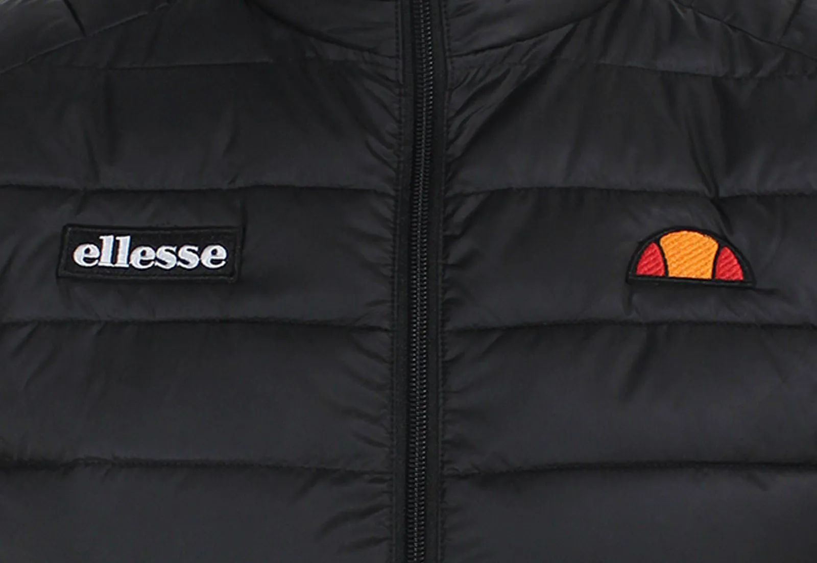 Ellesse Bardy Quilt Gilet Bodywarmer Black