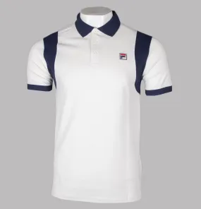 Fila Vintage Dawson Polo Shirt Egret