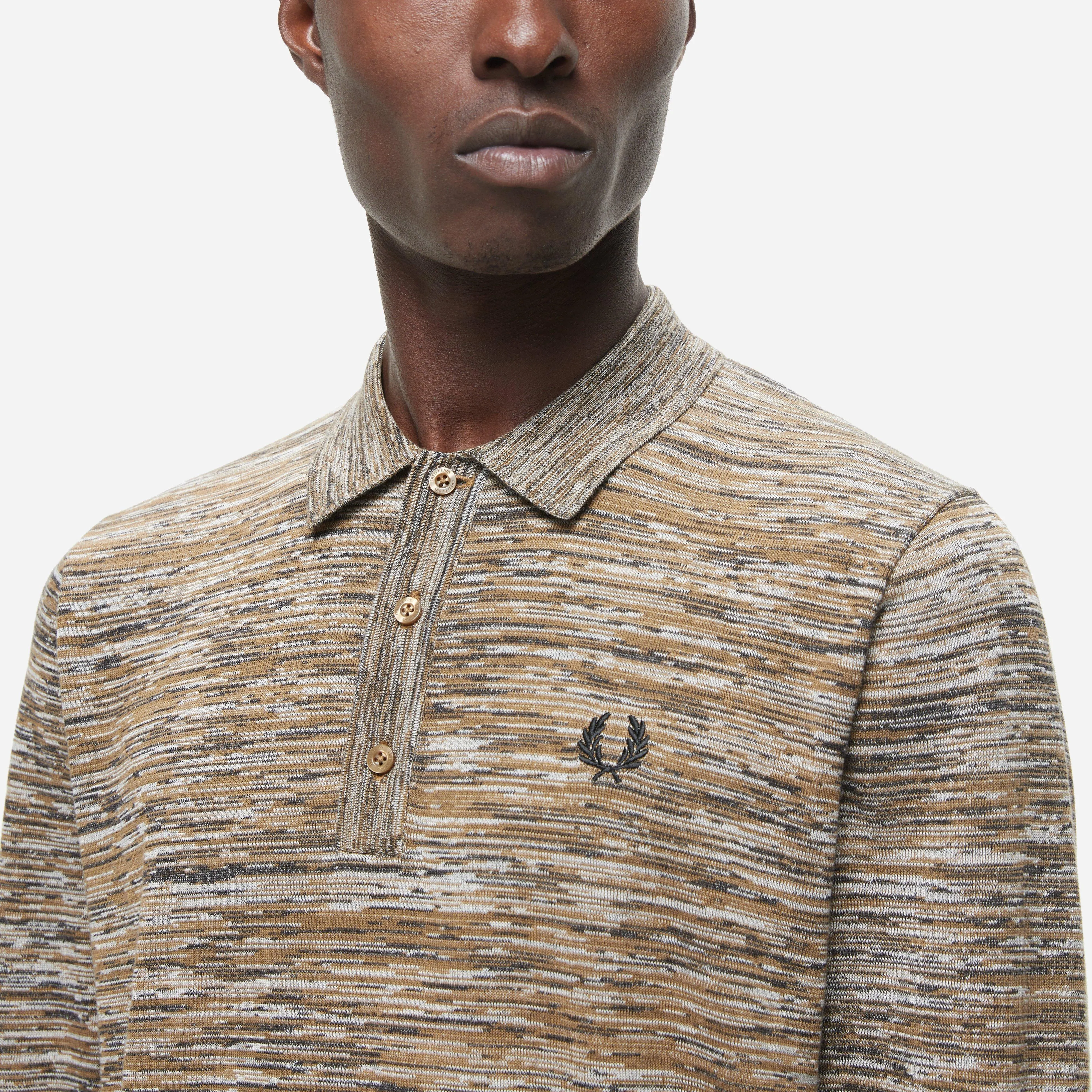 Fred Perry Space Dye LS Polo