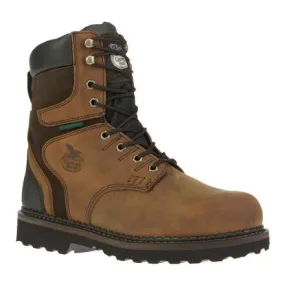 Georgia Men's 8 Brookville Steel Toe Waterproof Work Boot - Brown G9334