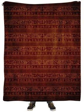 Glyphs Plush Blanket