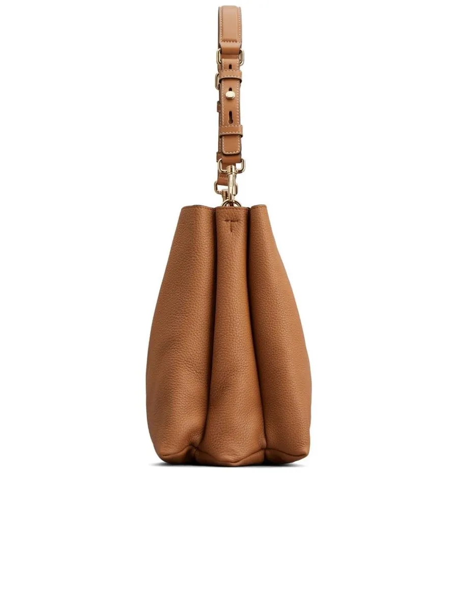 Grained Texture Shoulder Bag