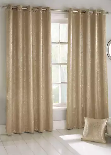 Halo Pair of Blockout Thermal Eyelet Curtains | Kaleidoscope