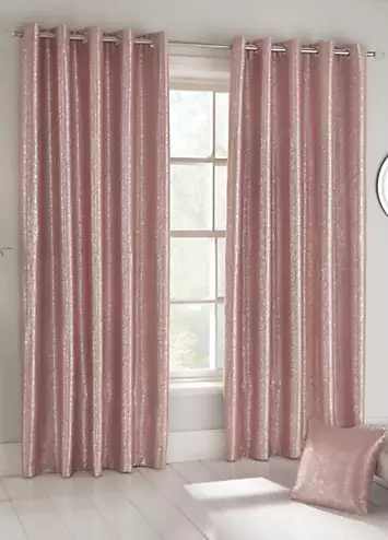 Halo Pair of Blockout Thermal Eyelet Curtains | Kaleidoscope