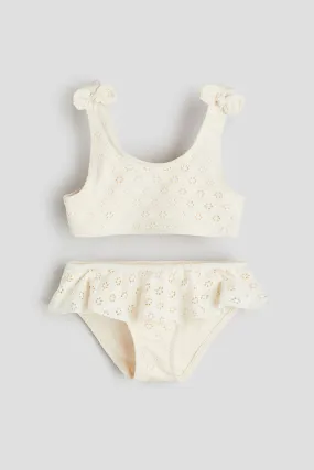 H&M Bikini with Eyelet Embroidery