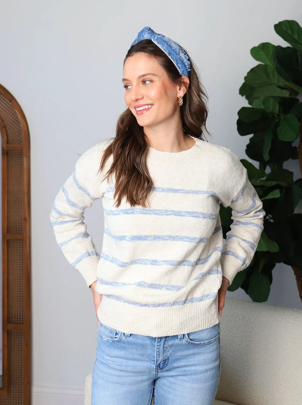 Heather Textured Sweater