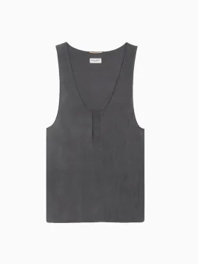 Henley tank top