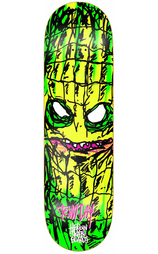 Heroin Skateboards Tom Day Savages Deck 8.75"