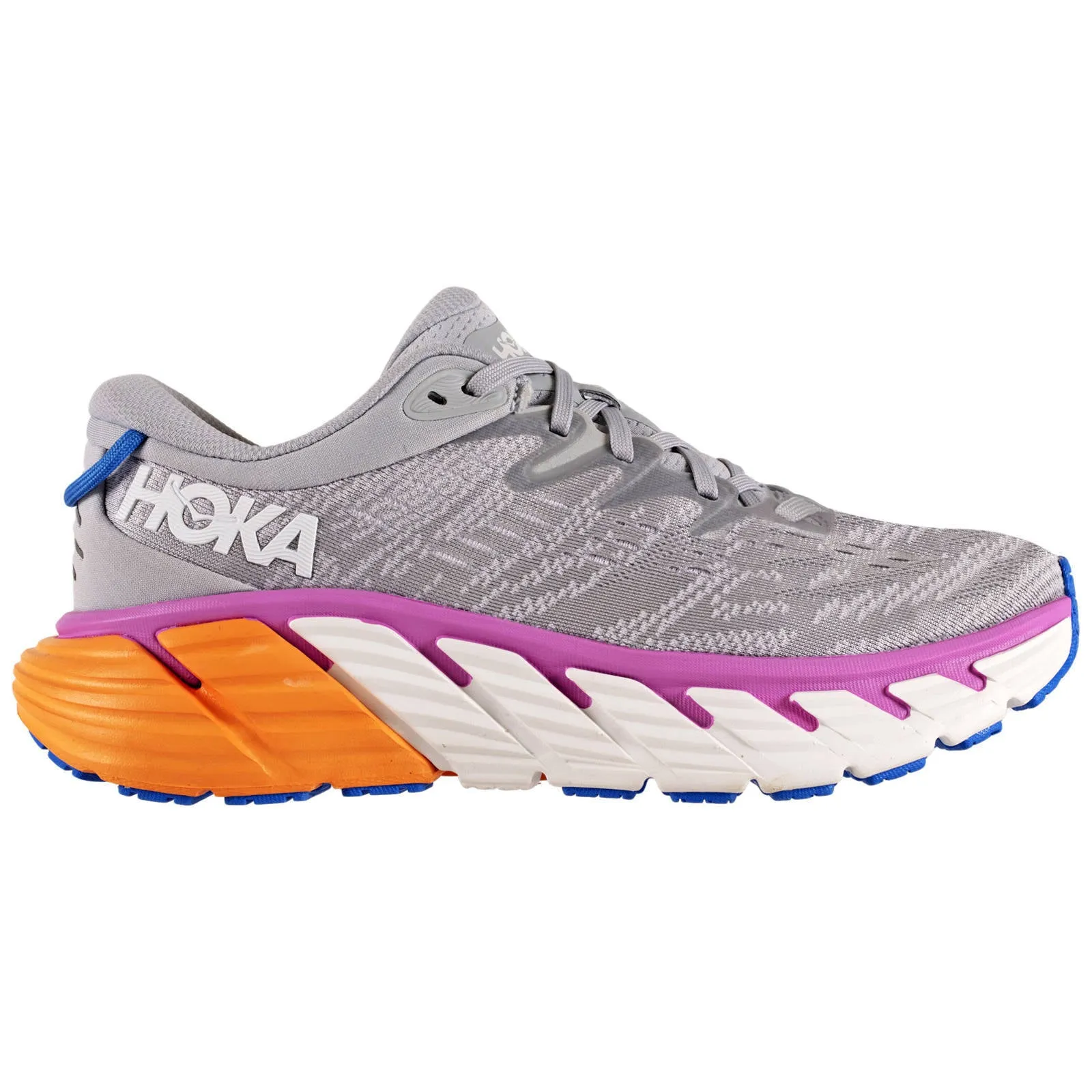 Hoka Womens Trainers Gaviota 4 Lace Up Low Top Textile Synthetic - UK 8.5