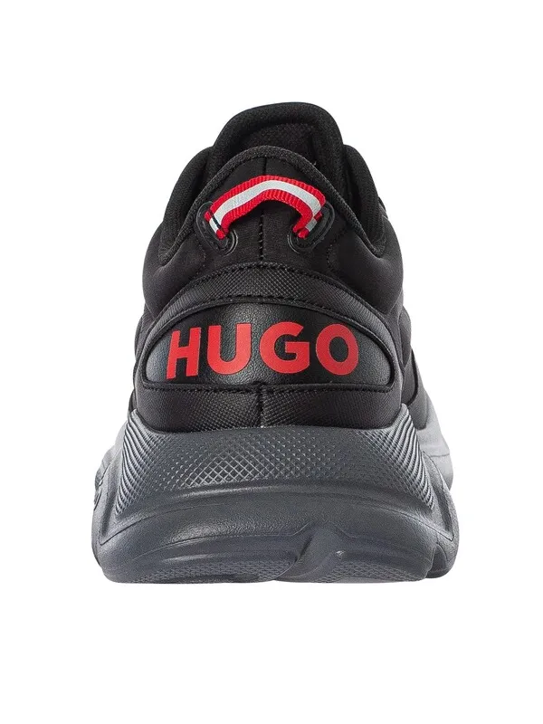 HUGO Leon Running Trainers - Charcoal