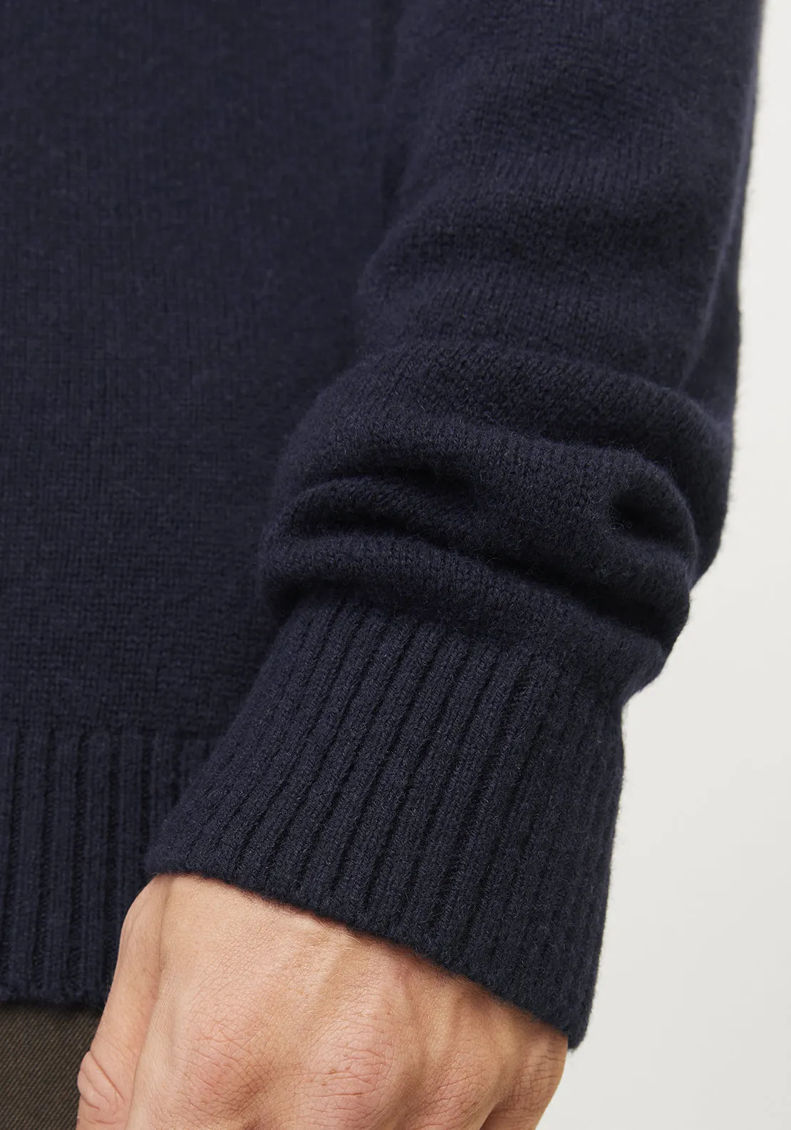 Jack & Jones Lambswool Knit Sweater, Navy