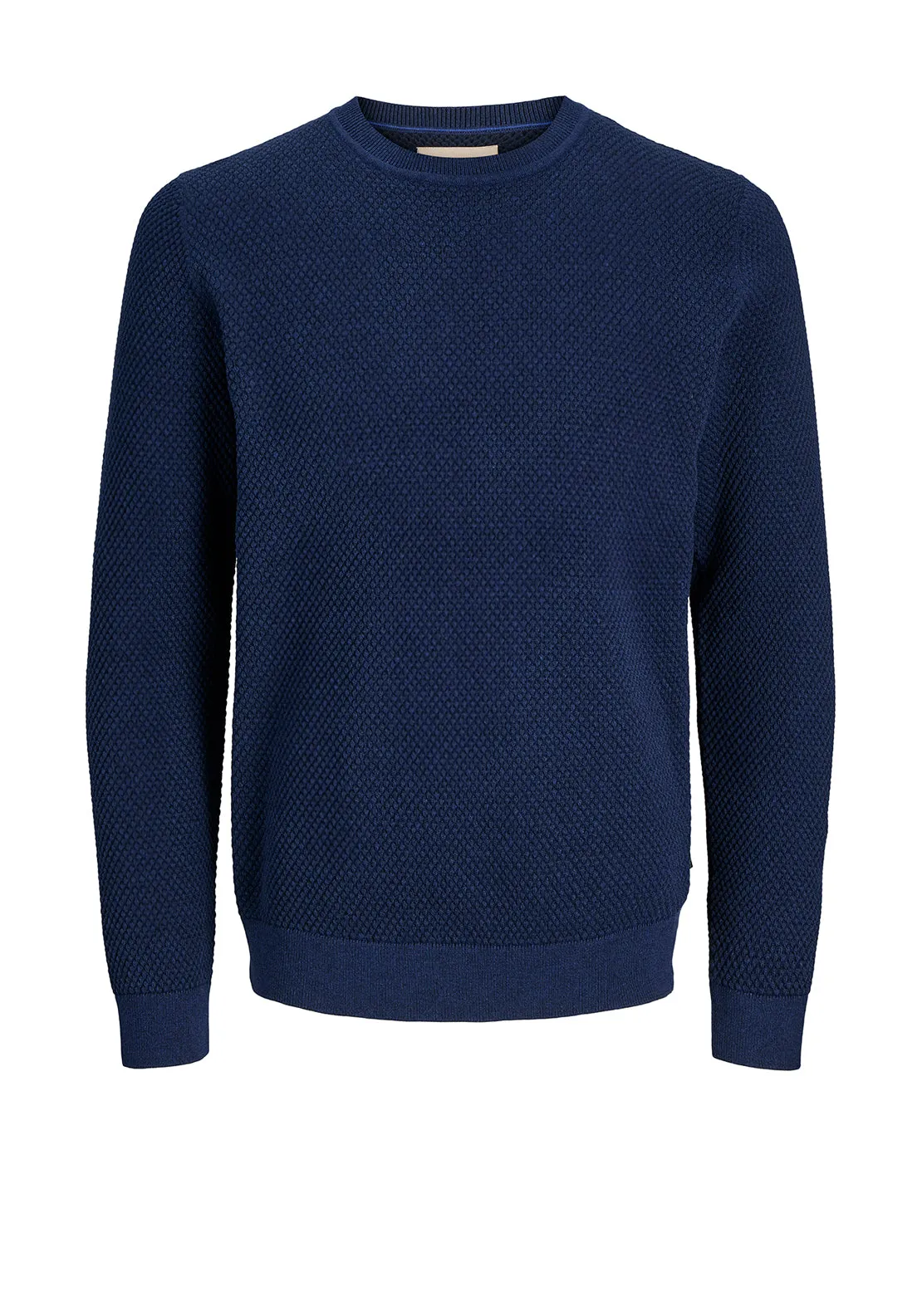 Jack & Jones Noah Knit Crew Neck Sweater, Dark Blue