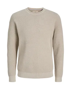 Jack & Jones Noah Knit Crew Neck Sweater, Neutral