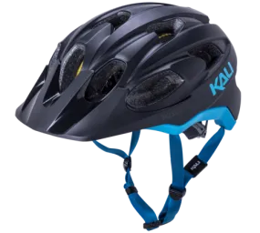 Kali Pace MTB Helmet - Solid Matt Black-Blue