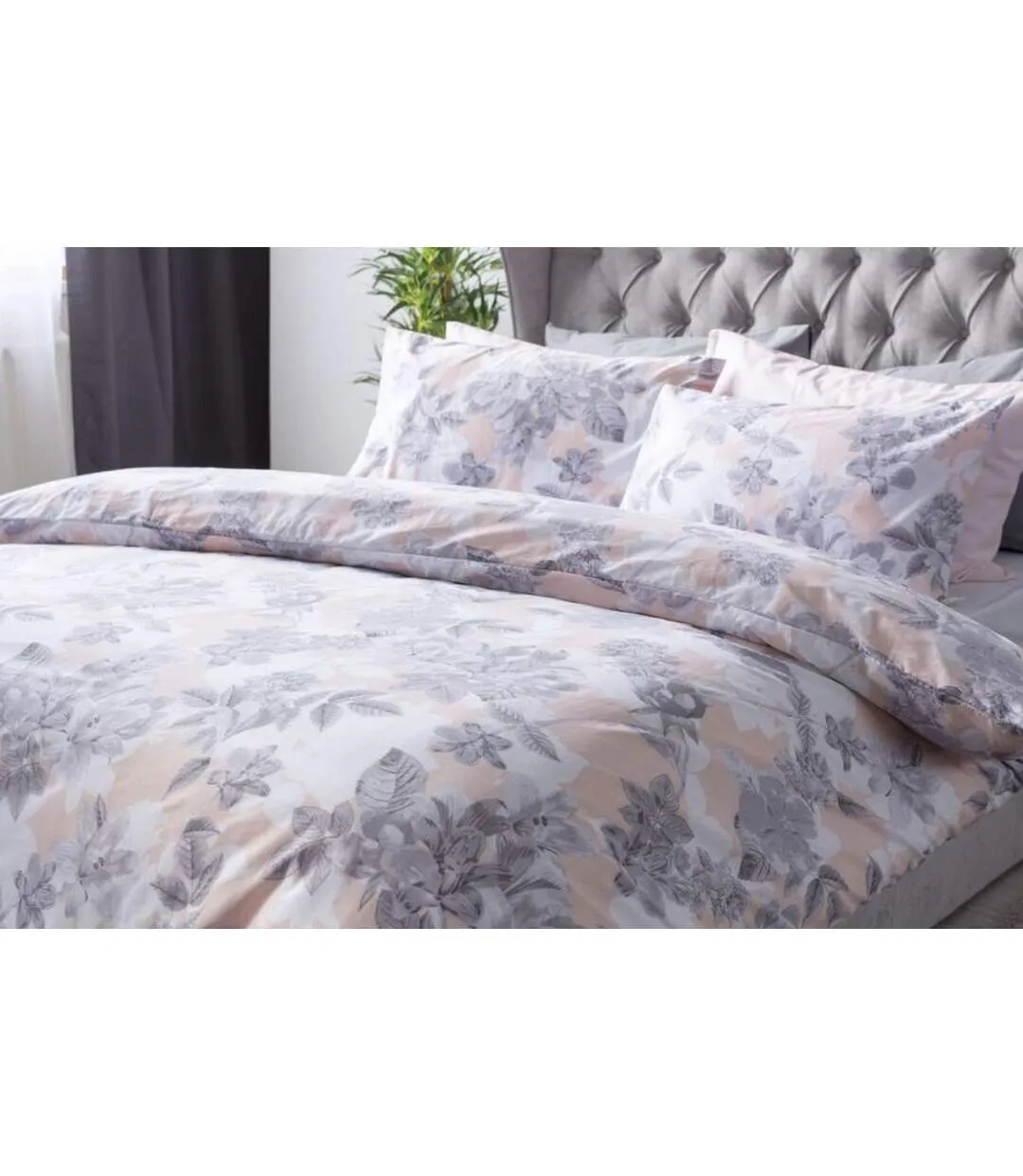 Maeva floral duvet cover set blush Belledorm