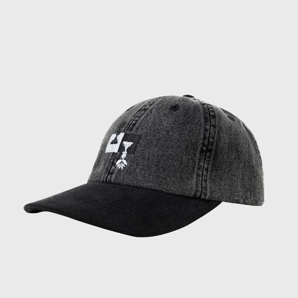 Magenta Skateboards - Chess Dad Cap - Black Denim