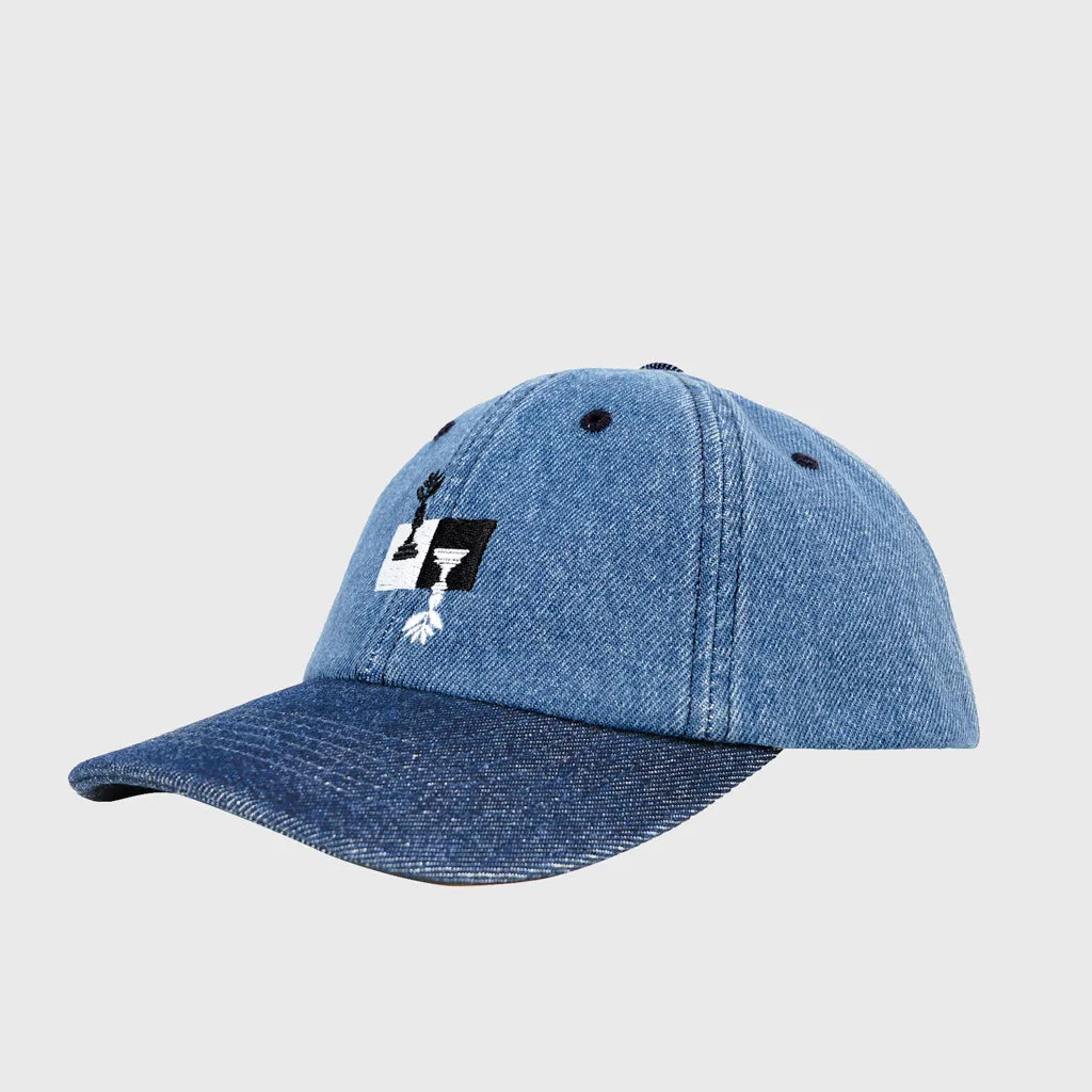 Magenta Skateboards - Chess Dad Cap - Blue Denim