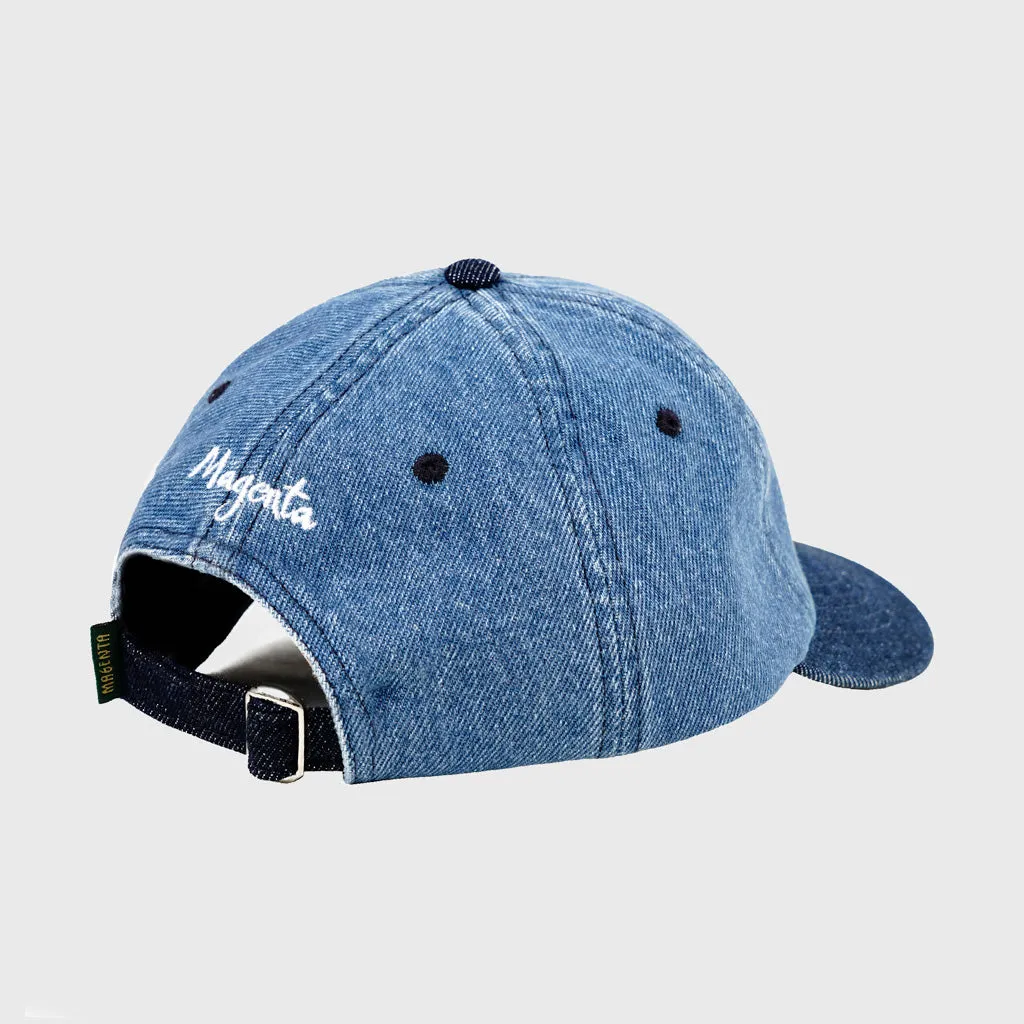 Magenta Skateboards - Chess Dad Cap - Blue Denim