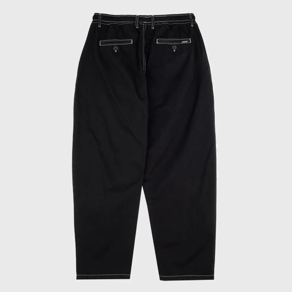 Magenta Skateboards - Contrast Stitch Loose Pants - Black