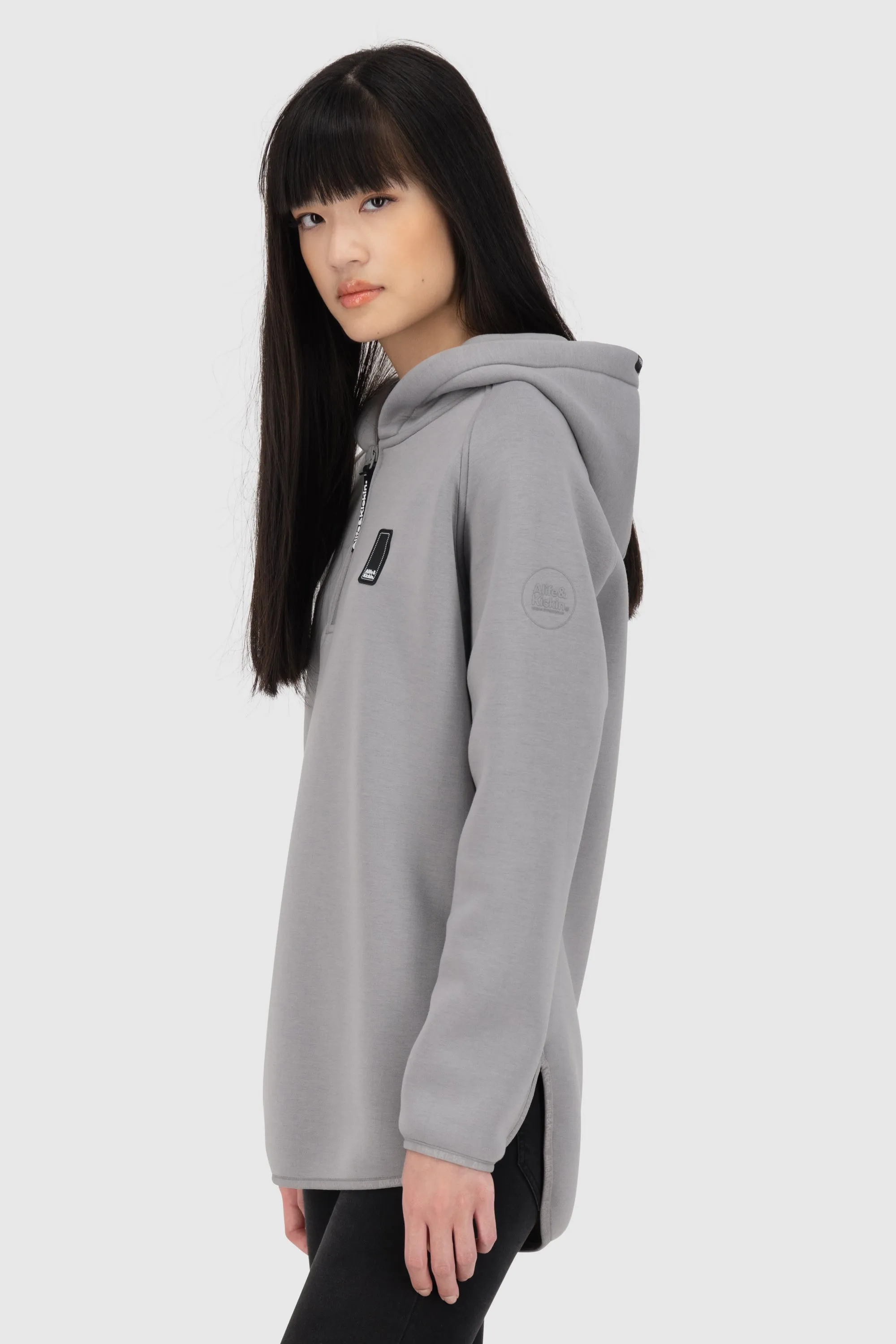 MaraAK N Neopren Hoodie Grau