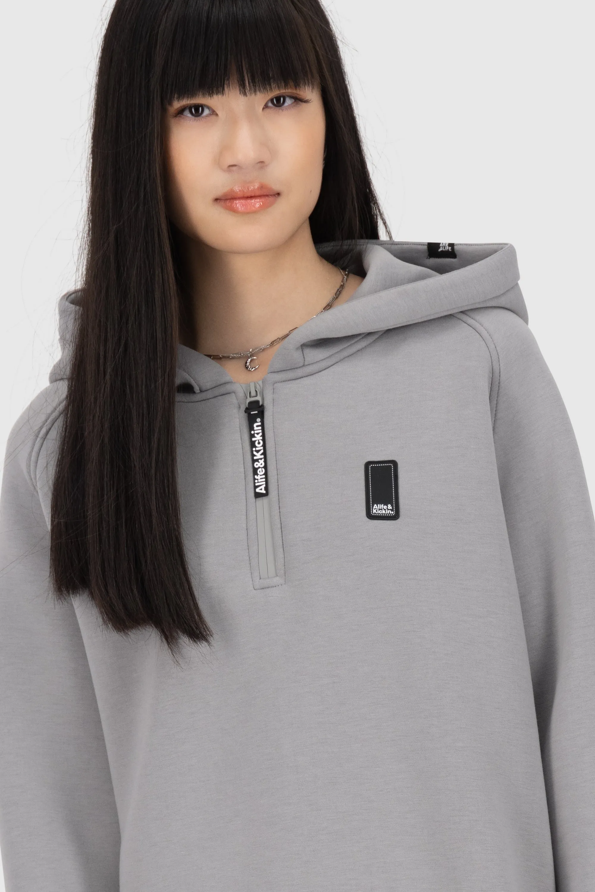 MaraAK N Neopren Hoodie Grau