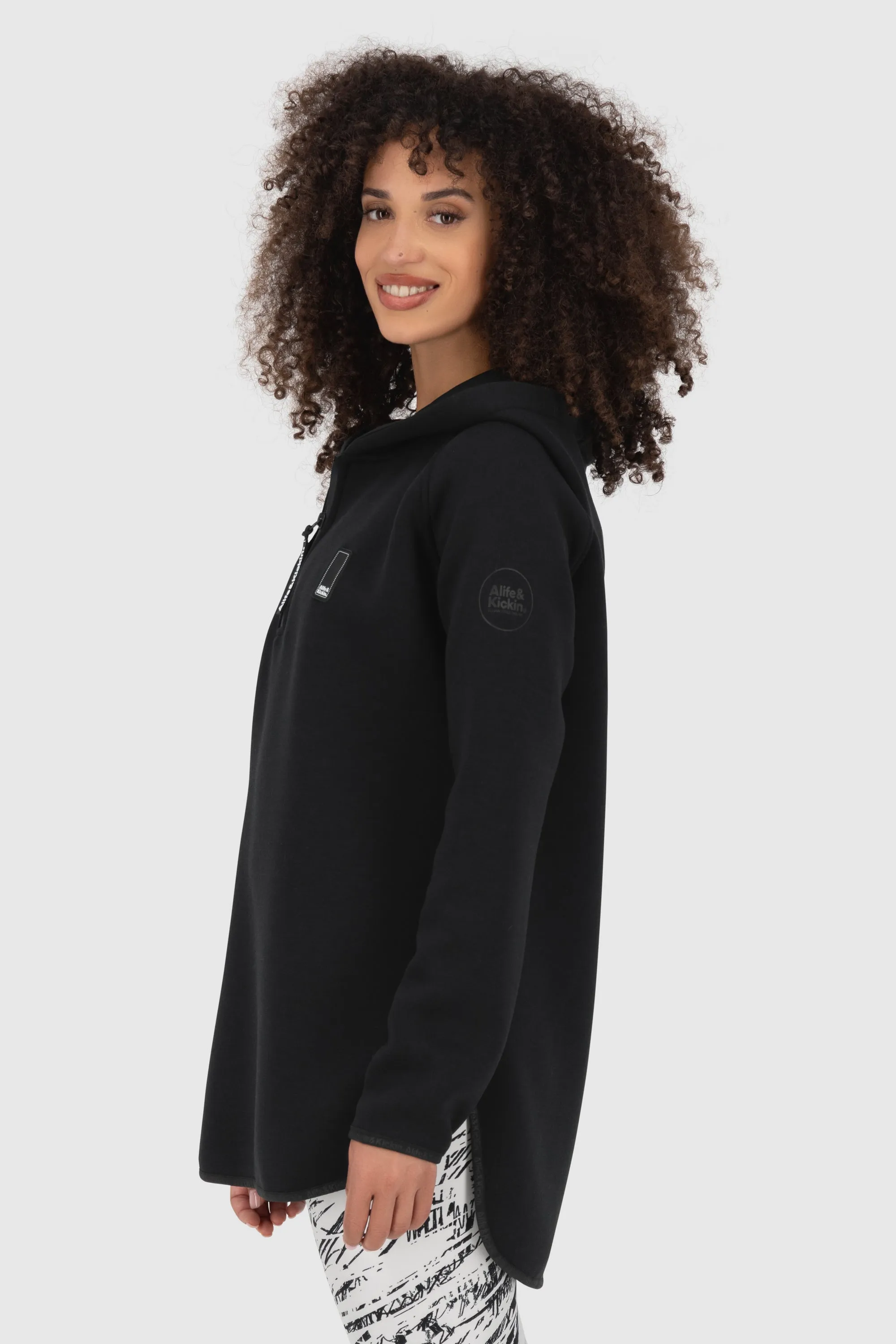 MaraAK N Neopren Hoodie Schwarz