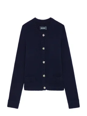 Marcy Ws Bijoux Cardigan, dark blue