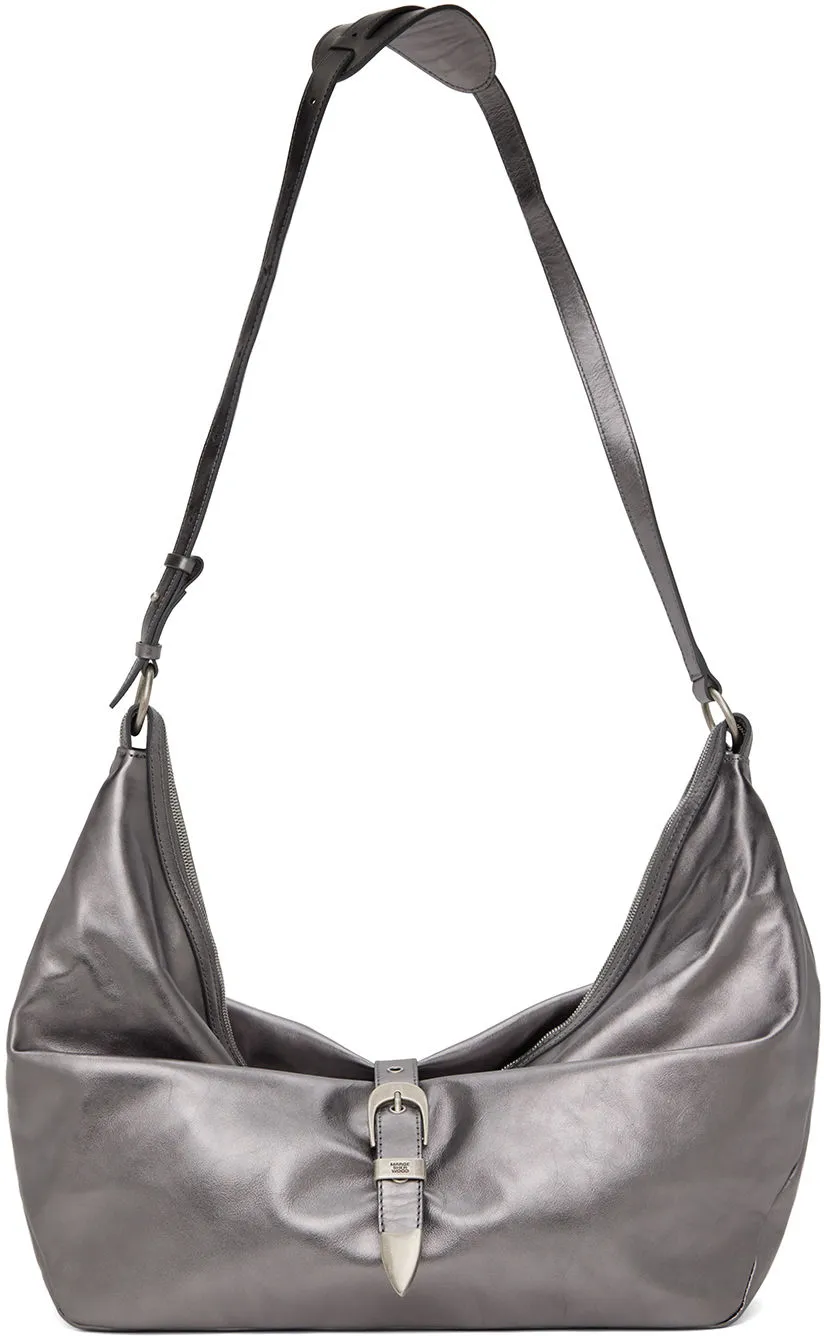 Marge Sherwood Gunmetal Belted Bag